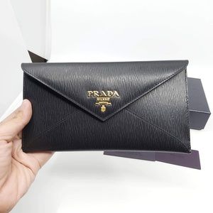 Authentic prada envelope wallet